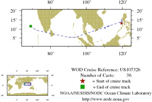 NODC Cruise US-107326 Information