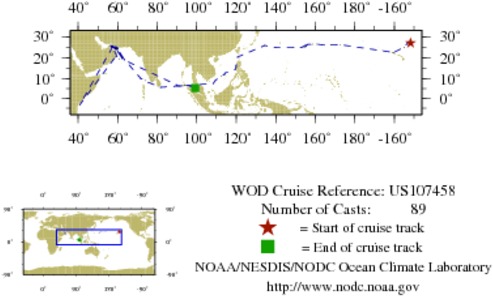 NODC Cruise US-107458 Information