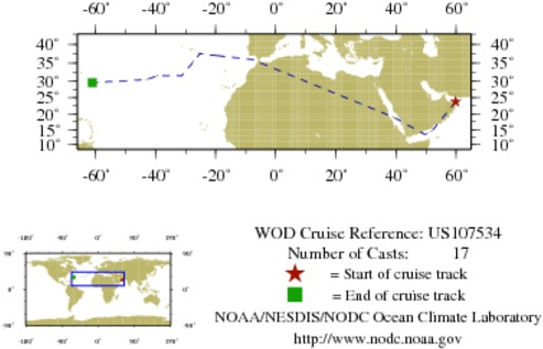 NODC Cruise US-107534 Information