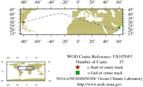 NODC Cruise US-107683 Information
