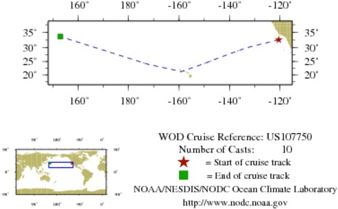 NODC Cruise US-107750 Information