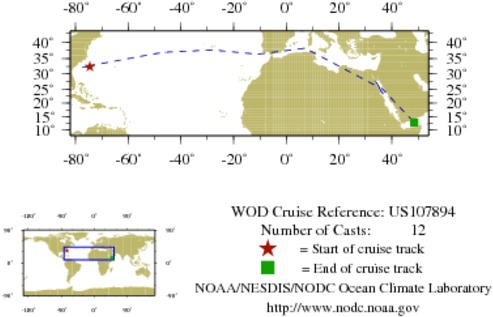 NODC Cruise US-107894 Information