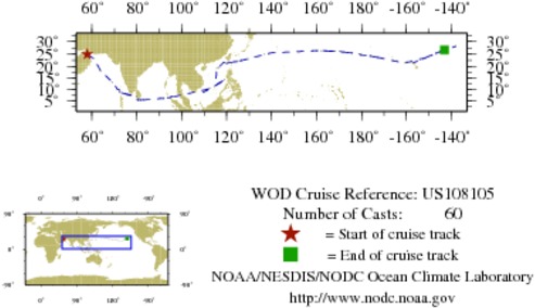 NODC Cruise US-108105 Information