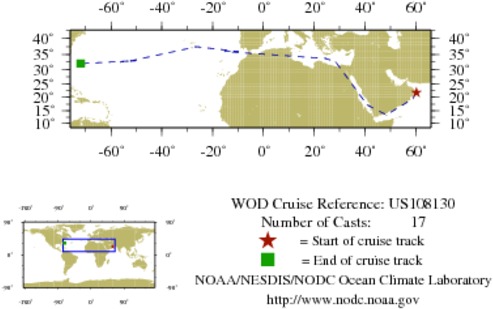 NODC Cruise US-108130 Information