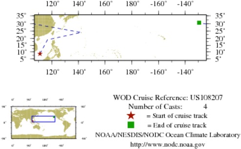 NODC Cruise US-108207 Information