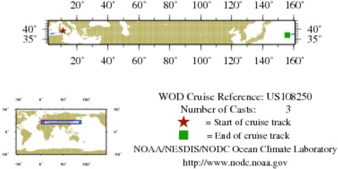 NODC Cruise US-108250 Information