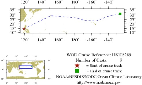 NODC Cruise US-108289 Information