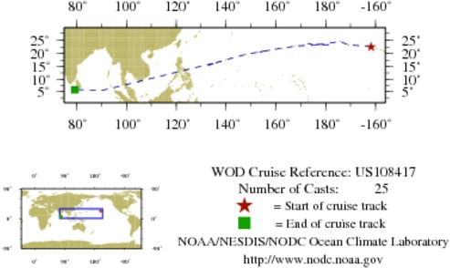 NODC Cruise US-108417 Information