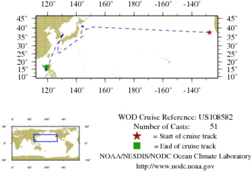 NODC Cruise US-108582 Information