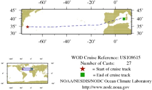 NODC Cruise US-108615 Information