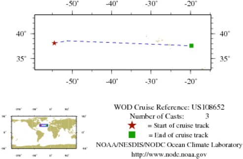 NODC Cruise US-108652 Information