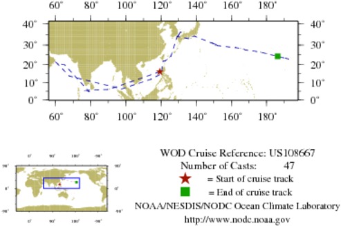 NODC Cruise US-108667 Information