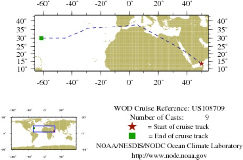 NODC Cruise US-108709 Information