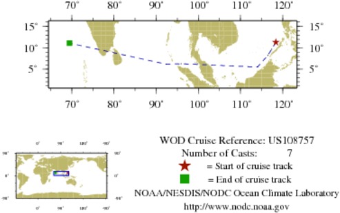 NODC Cruise US-108757 Information