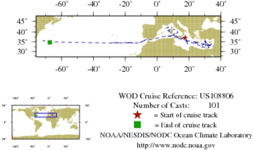 NODC Cruise US-108806 Information
