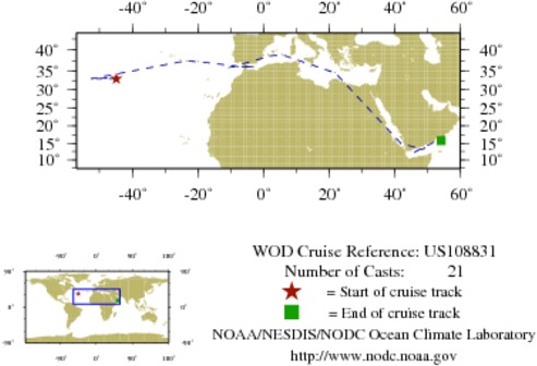 NODC Cruise US-108831 Information