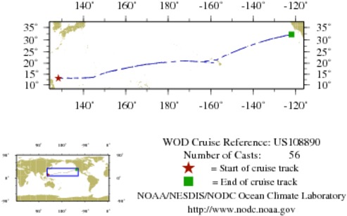 NODC Cruise US-108890 Information