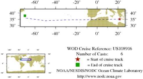 NODC Cruise US-108916 Information