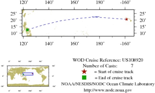 NODC Cruise US-108920 Information
