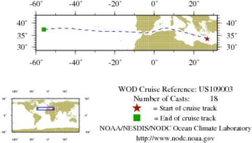NODC Cruise US-109003 Information
