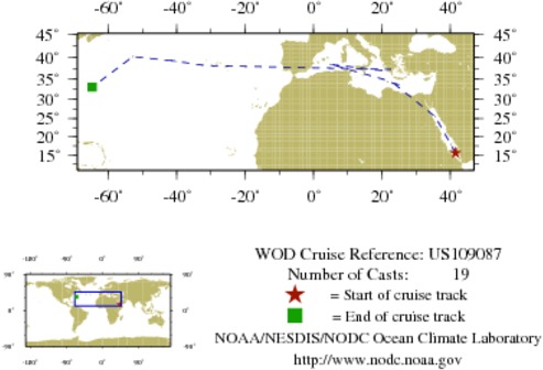 NODC Cruise US-109087 Information