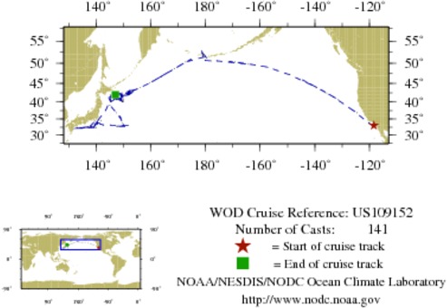 NODC Cruise US-109152 Information