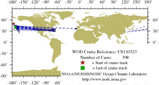 NODC Cruise US-110323 Information