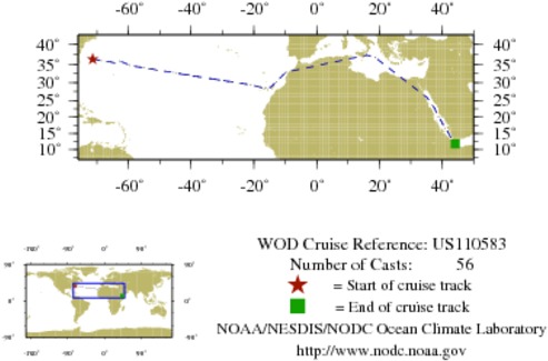NODC Cruise US-110583 Information
