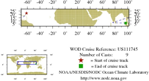 NODC Cruise US-111745 Information