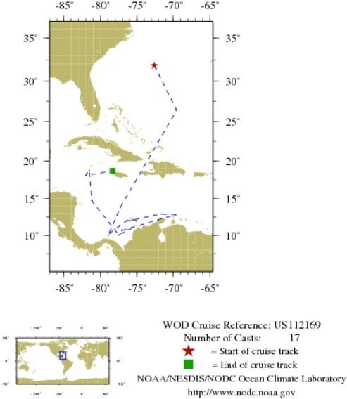 NODC Cruise US-112169 Information