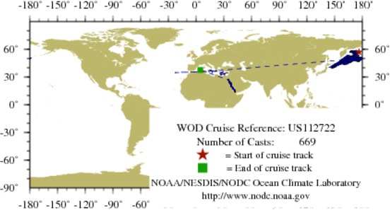 NODC Cruise US-112722 Information