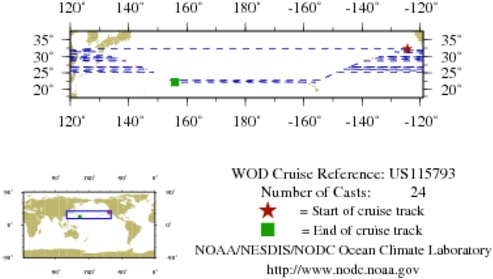 NODC Cruise US-115793 Information