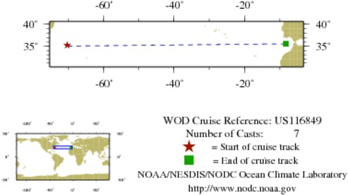 NODC Cruise US-116849 Information