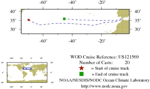 NODC Cruise US-121569 Information