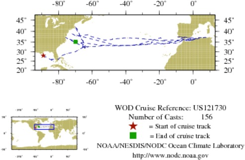 NODC Cruise US-121730 Information