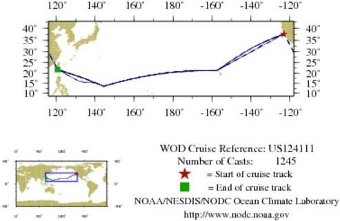 NODC Cruise US-124111 Information