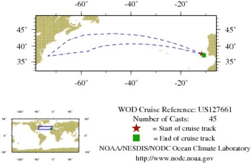 NODC Cruise US-127661 Information