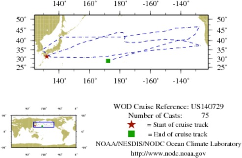 NODC Cruise US-140729 Information