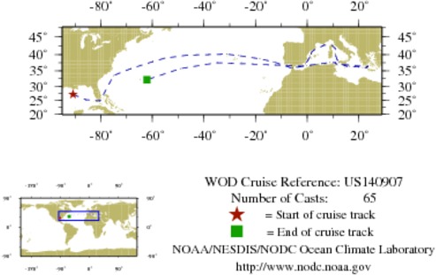 NODC Cruise US-140907 Information
