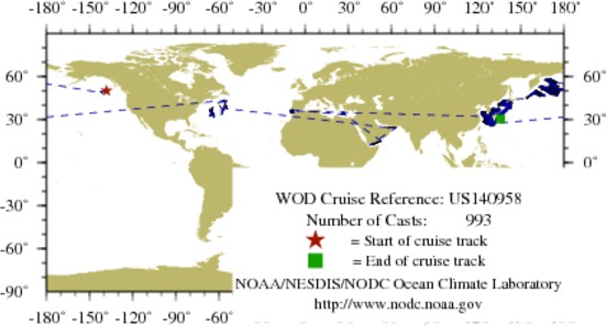 NODC Cruise US-140958 Information