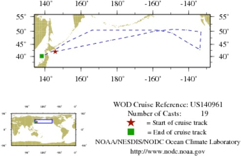 NODC Cruise US-140961 Information
