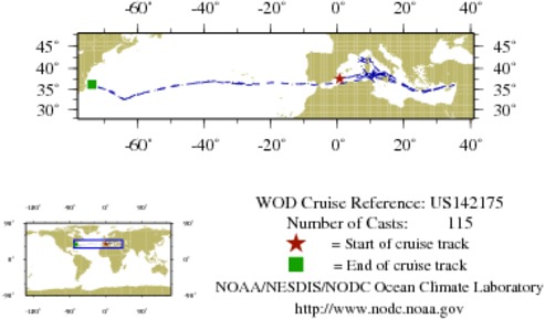 NODC Cruise US-142175 Information