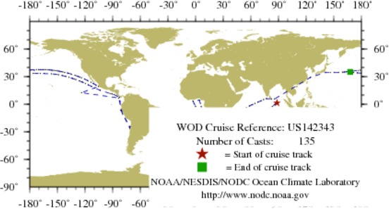 NODC Cruise US-142343 Information