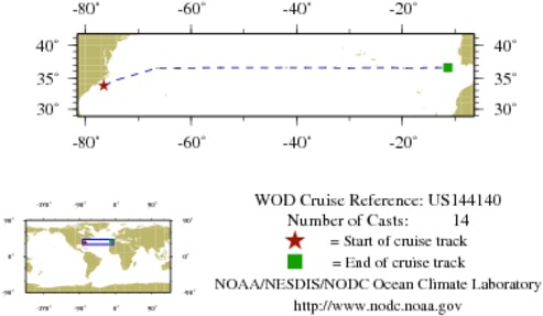 NODC Cruise US-144140 Information