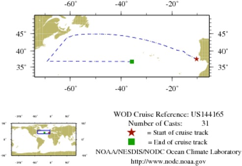 NODC Cruise US-144165 Information