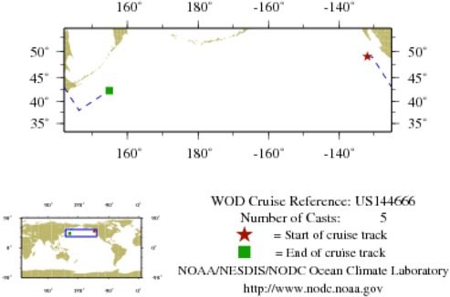 NODC Cruise US-144666 Information