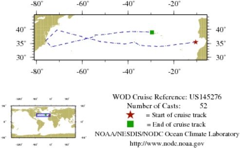NODC Cruise US-145276 Information