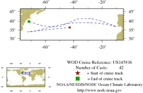 NODC Cruise US-145816 Information