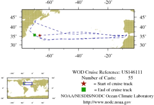 NODC Cruise US-146111 Information