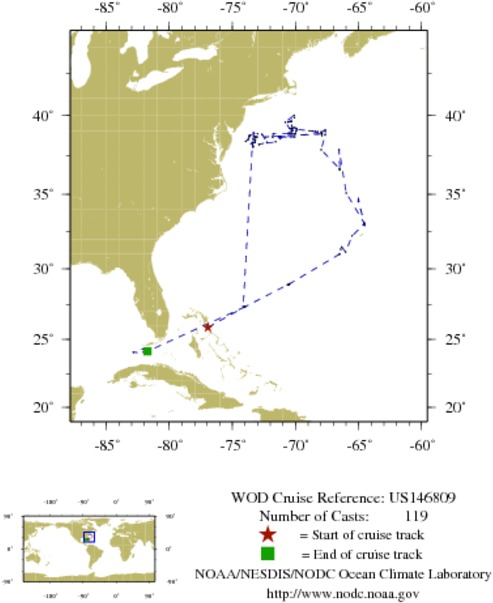 NODC Cruise US-146809 Information
